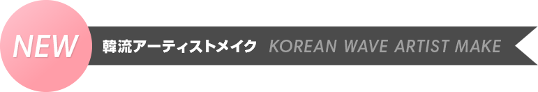 NEW 韓流アーティストメイク KOREAN WAVE ARTIST MAKE