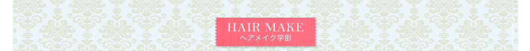 HAIR MAKE　ヘアメイク学部
