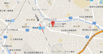 EBiS303周辺地図